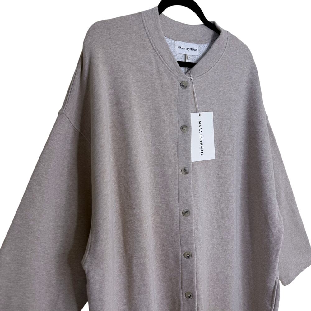 NWT Mara Hoffman Full Circle Sabina Jumpsuit Plus Size 2X Oatmeal Beige Comfy‎ - Picture 4 of 6